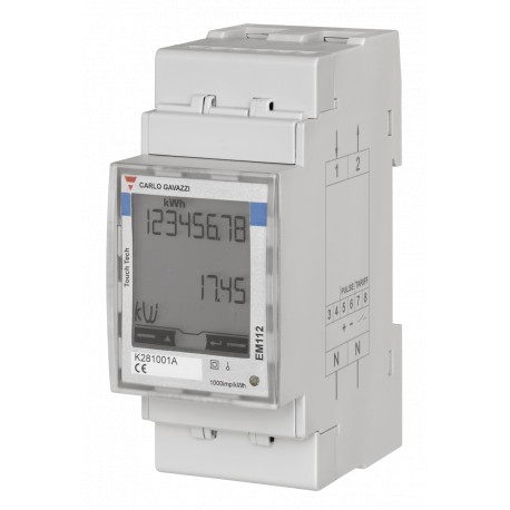 EM112DINAV01XM1PFA CARLO GAVAZZI Function: MID Energy analyzer , Mounting: DIN Rail, Power supply: Self powe..