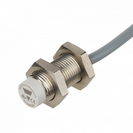 ICB12S23N08A2PC CARLO GAVAZZI Inductive M12 extended reach extra short box, 2 m cable, Non-recessed, 8 mm de..