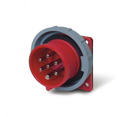 248.3295-7 SCAME BASE ENCASTRABLE 32A 6P+T 9h IP66/IP67