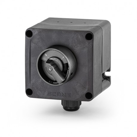 593.111-1SE3L SCAME BOÎTE MURALE IP66 95x95x80mm