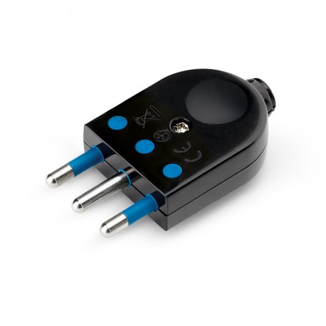 106.3004/N SCAME PLUGUE AÉREO 2P+T 16A PRETO
