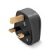 110.3000/N SCAME SPINA 2P+T 13A 250V AC NERO