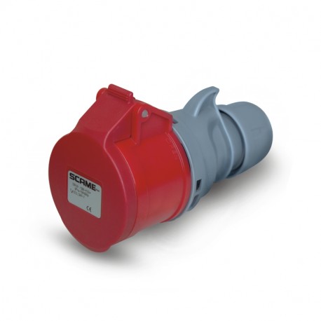 313.1645-7 SCAME УДЛИНИТЕЛЬ 16А 6P+T 9ч IP44 200-250В