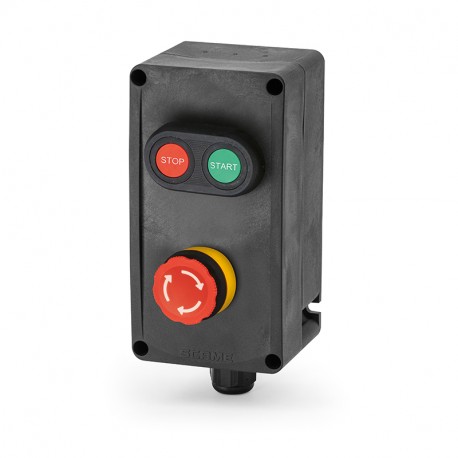 593.321-5SSER SCAME BOÎTE MURALE IP66 95x180x82mm