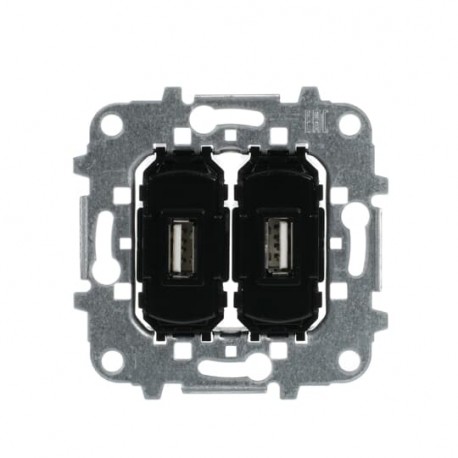 2CLA818530A1001 8185.3 NIESSEN Carregador tomada USB 2 x 2A/5V