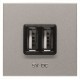 2CLA228500N1301 N2285 PL NIESSEN N2285 PL Ladegerät 2xUSB 2M