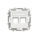 2CLA851820A4101 8518.2 BB NIESSEN Cover 2 connector with BB blind