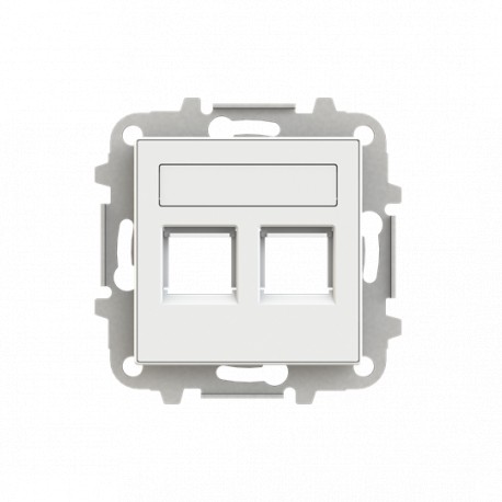 2CLA851820A4101 8518.2 BB NIESSEN Cover 2 Stecker mit BB Jalousie