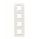 2CLA227410A1001 2274.1 BM NIESSEN PLACA 4 VENT. HORIZONTAL S/G