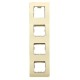2CLA227400A1001 2274 BM NIESSEN PLACA 4 VENT. VERTICAL S/G