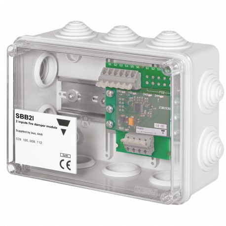 SBB2I CARLO GAVAZZI 2 input fire damper module