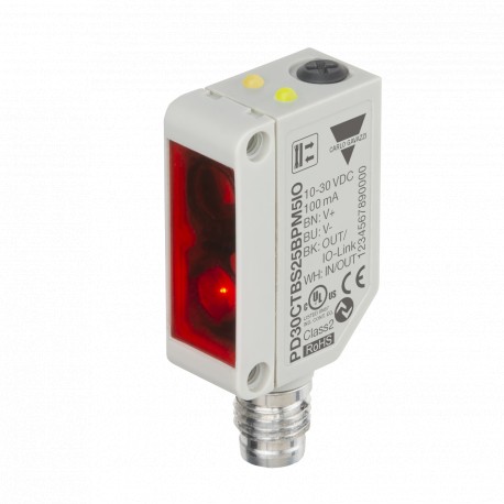 PD30CTBS25BPM5IO CARLO GAVAZZI Photocell PointSpot IO-Link Background Suppression