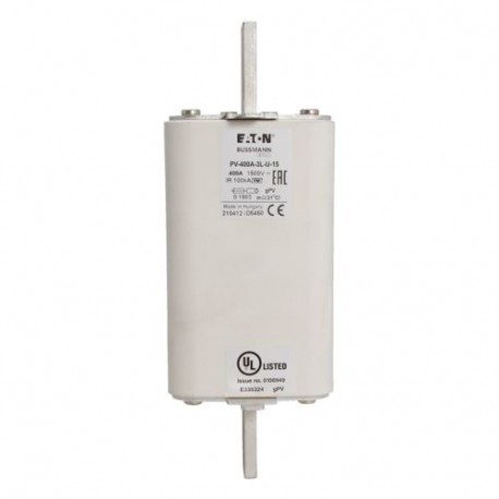 FUSE 400A 1500V 3L PV PV-400A-3L-U-15 EATON ELECTRIC SICHERUNG 400A 1500V 3L PV