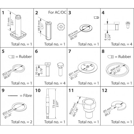 032F2209 DANFOSS REFRIGERATION Type designation: Overhaul kit, Used for product: EVRA 15