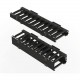 ETN-HDHCM2UBU 2U High Density Horizontal Cable Manager EATON ELECTRIC 2U High Density Horizontal Cabo Manager