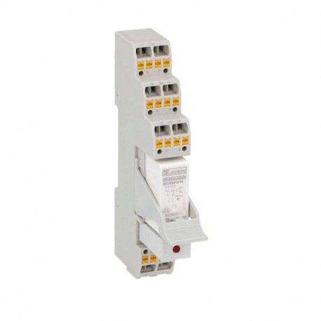 HRA302CD024K5 LOVATO RELÈ 2SC 8A, 24VDC + SUP. + Vite