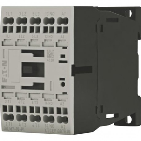 DILM7-10(110V50HZ,120V60HZ)-PI 199220 EATON ELECTRIC Contactor de potencia Conexión a tornillo 3 polos + 1 N..