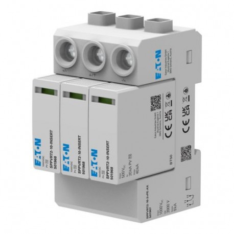SPPVRT2-10-2+PE EP-501966 Y7-501966 EATON ELECTRIC PV-SPD, 1000V, Class 2