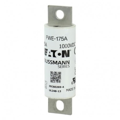 FWE-175A EATON ELECTRIC 1000Vdc IEC/UL 175A aR 30mm Round fuse