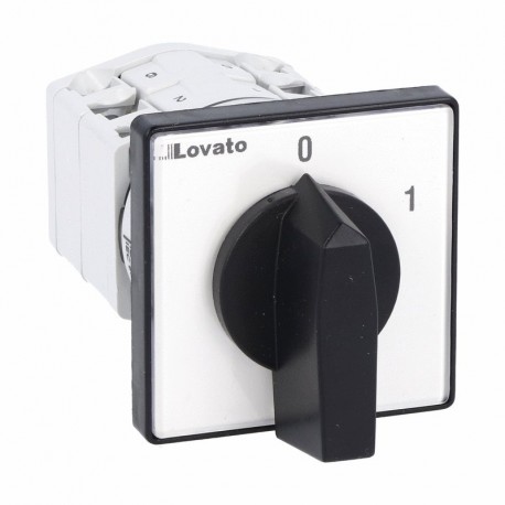 GF2010U LOVATO ON-OFF SWITCH 3P 20A FRONT MOUNT 48X48