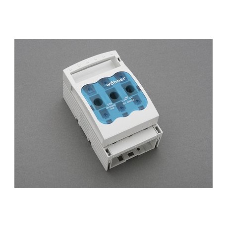33217 WOEHNER QUADRON PANEL, NH000 Sicherungstrenner, 125A, Panelhalterung, Bor./Flansch, An-89mm