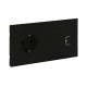 864523 LEGRAND NS-BASE 2P+T+USB AUF 1A/5V NEGR