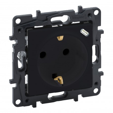 864527 LEGRAND NS-BASE 2P+T+USB TYP-C NEGR