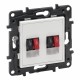 864149 LEGRAND NS-BASE DOPPEL HI-FI BLAN