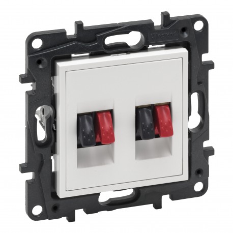 864149 LEGRAND NS-BASE DOBLE HI-FI BLAN
