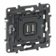 864024 LEGRAND NS-БАЗОВЫЙ USB A + A 3A / 5V