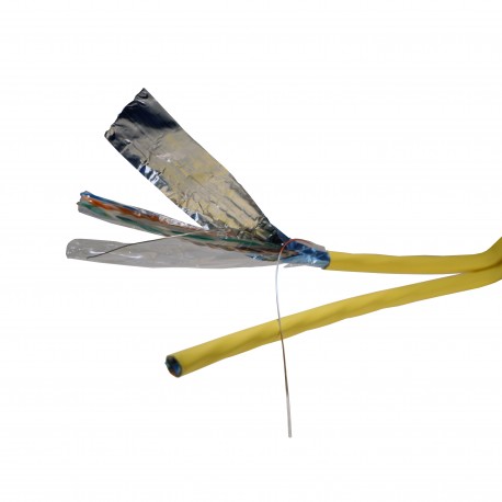 032878 LEGRAND LCS-CÂBLE C6A F/UTP 8P LSOH 500. Vendu en bobines de 500 m. Le prix unitaire est au mètre.