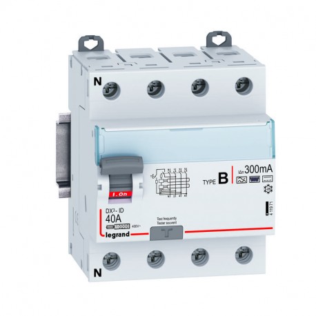 411971 LEGRAND DX3 4/40/300 B DIFFERENTIAL