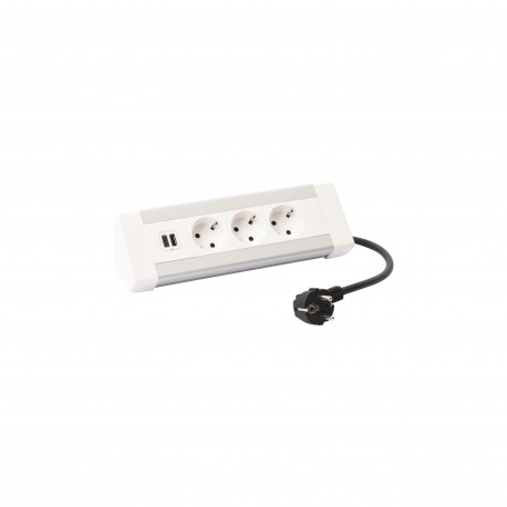 653567 LEGRAND BLOC 3PC CHARGEUR USB A+C KABEL