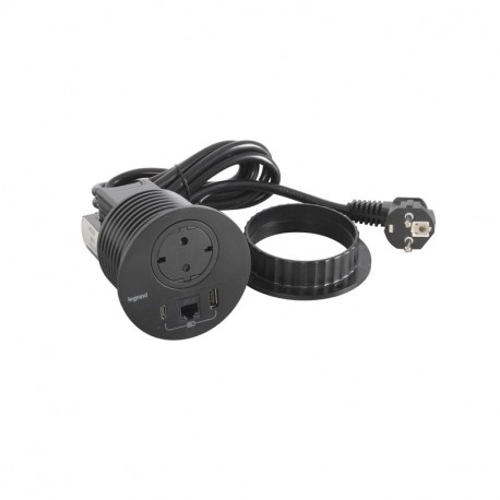 654711 LEGRAND IN-DISQ80 SCH+USB+RJC6U NE 2M