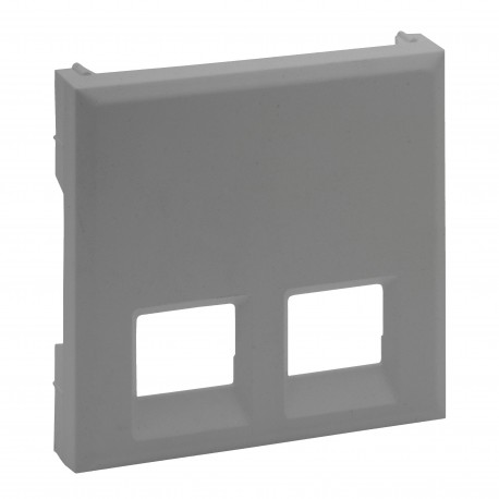 864343 LEGRAND NS-FRONTAL DOUBLE BASE RJ45ALUM