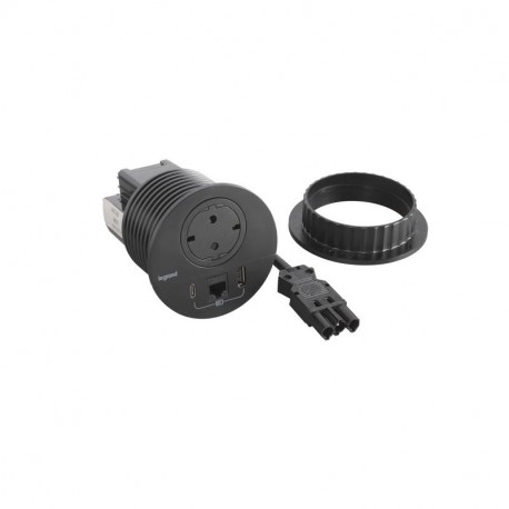 654711F LEGRAND IN-DISQ80 SCH+USB+C6U NE W0.5M
