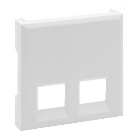 864143 LEGRAND NS-FRONTAL BASE DUPLA RJ45BLAN