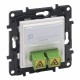 864144 LEGRAND NS-FRONTAL BASE FIBRA BLAN