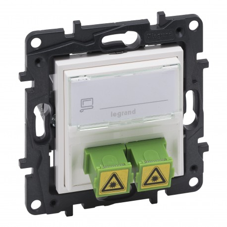 864144 LEGRAND FIBRA BLAN DI BASE FRONTALE NS
