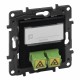 864544 LEGRAND BASE NS-FRONTALE FIBRA NEGR