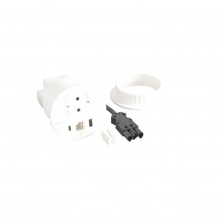 654714F LEGRAND IN-DISQ80 SCH+USB+SAL BL W0.5M