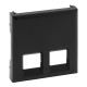 864543 LEGRAND NS-FRONTAL BASE DUPLA RJ45NEGR