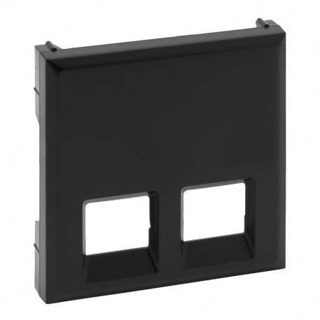 864543 LEGRAND NS-FRONTAL DOUBLE BASE RJ45NEGR