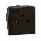 079121L LEGRAND 2P+T F/B BA SFC NOIR MATTE