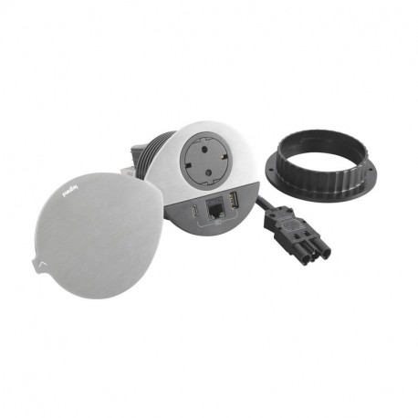 654713F LEGRAND IN-DISQ80 S+USB+C6U NE TA W0,5
