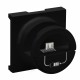 864525 LEGRAND NS-ПЕРЕДНЯЯ БАЗА MICROUSB NEGR