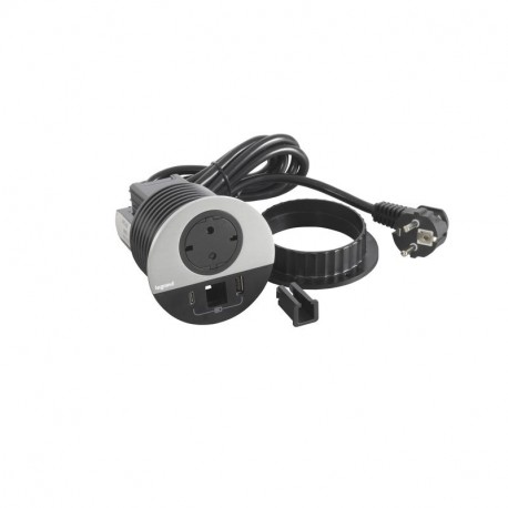 654716 LEGRAND IN-DISQ80 SCH+USB+SALT NE-MT 2M