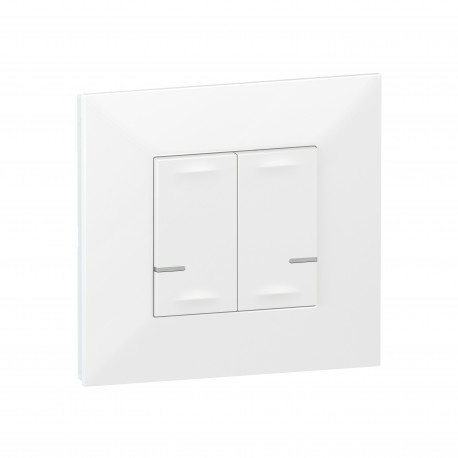 741815 LEGRAND VNwN-INTER DOUBLE 3H ILUM. WEIß
