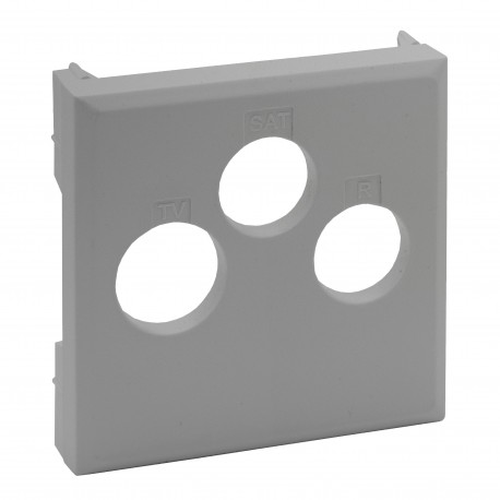 864357 LEGRAND NS-FRONTAL BASE TV-R-SAT ALUM
