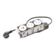 654747 LEGRAND IN-DISQIN 3EL 2SCH+USB BL 2MT